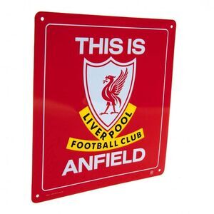 Liverpool FC This Is Anfield Sign / Red